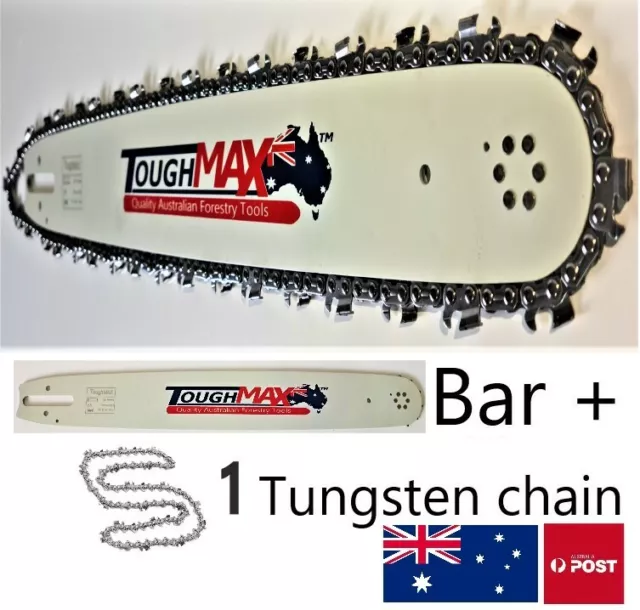 20 inch - 1x Bar 1x Tungsten Carbide Chain 4 Stihl Saw .063 3/8 72DL ToughMax! 20 inch - 1x Bar 1x Tungsten Carbide Chain 4 Stihl Saw .063 3/8 72DL ToughMax!