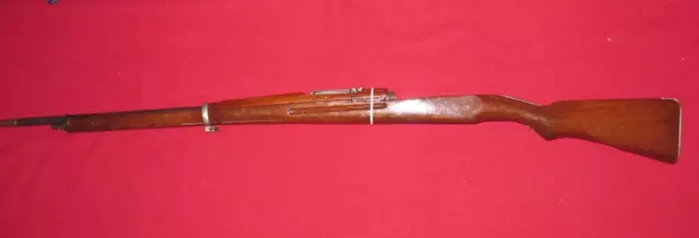 Rare WWI  Siamese Mauser Rifle "Stock With Barrel" Sight Butt Plate Hand Grd Etc