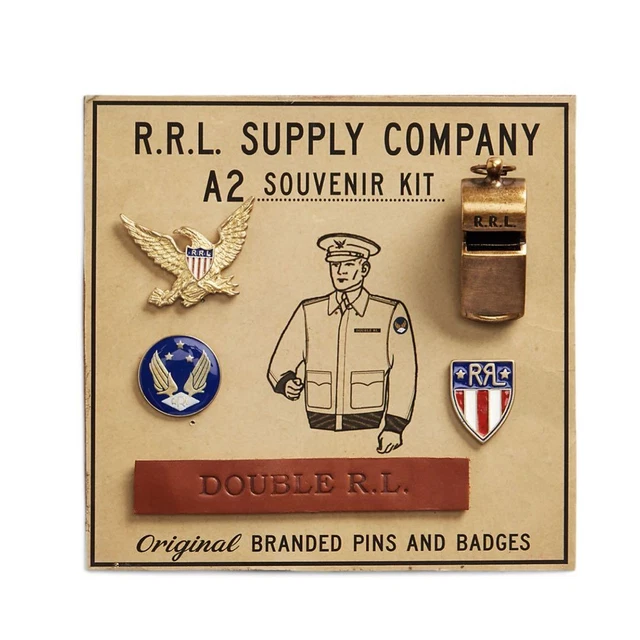 RRL 22FW 5 Piece Souvenir Kit Pin Badge No.1448