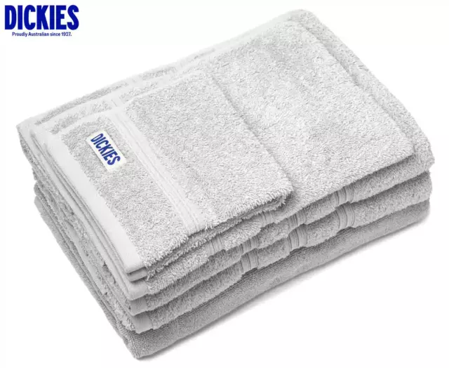 Dickies Antibacterial 5-Piece Towel Set - Silver