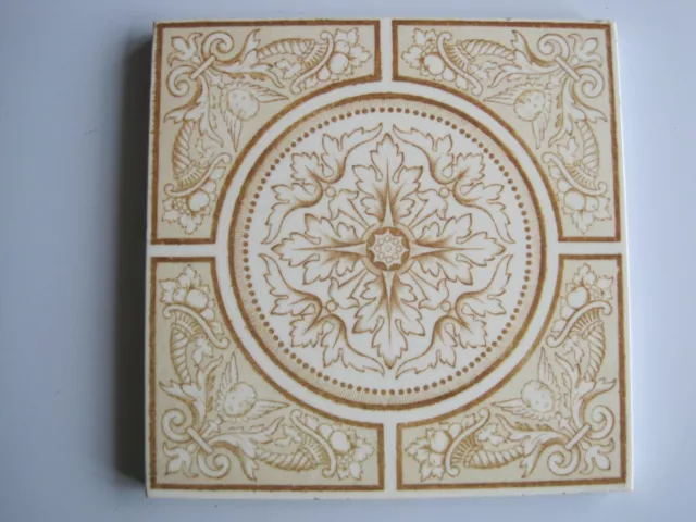 Antique Victorian Wedgwood Aesthetic Transfer Print Cherubs Wall Tile C1870-90