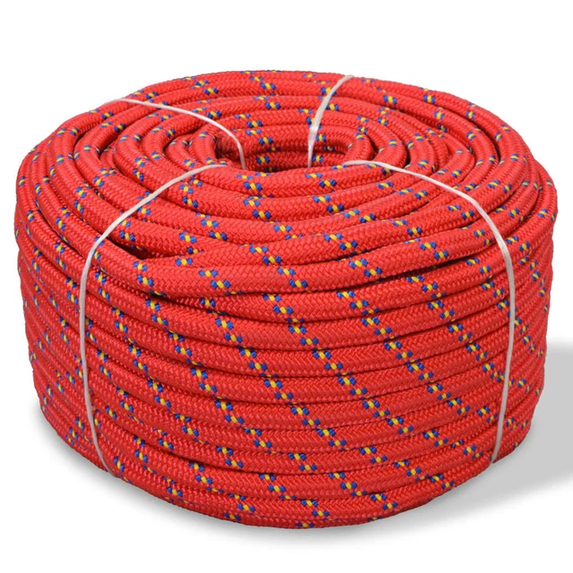 Bootsseil Polypropylen 6 mm 100 m Rot G5K1