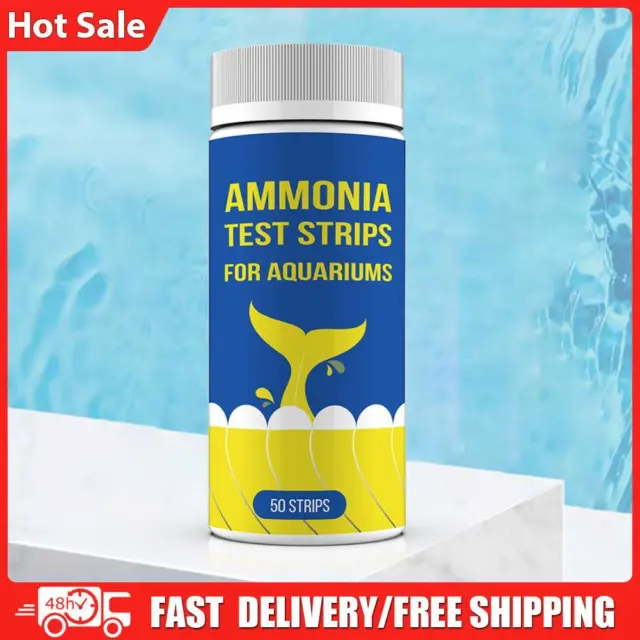 50 pz strisce reattive ammoniaca accurate carta per test ammoniaca per acquari e stagni