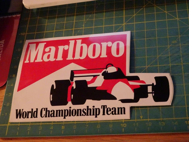 Malbrow Racing Sticker ADESIVO VINTAGE STICKER kleber marlboro world championship team rally ...