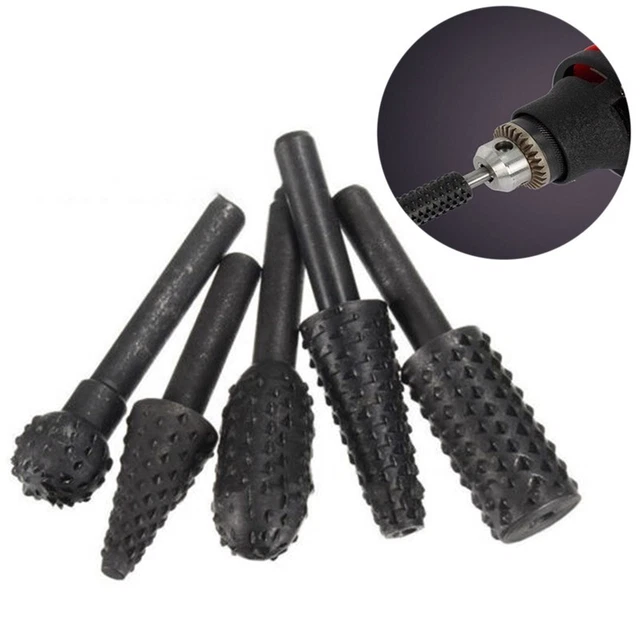 5Pack Ars Trou Scie Dent Kit Set Mèche Perceuse Couteau for Métal Bois