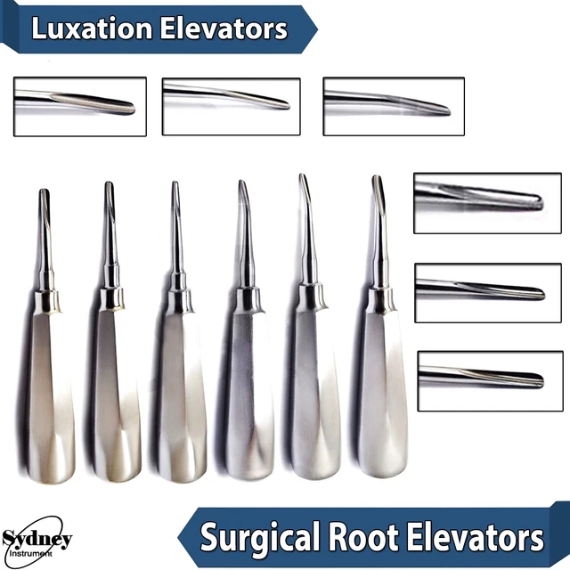 LUXATION ROOT ELEVATORS Oral Surgery Tooth Extraction Extracting