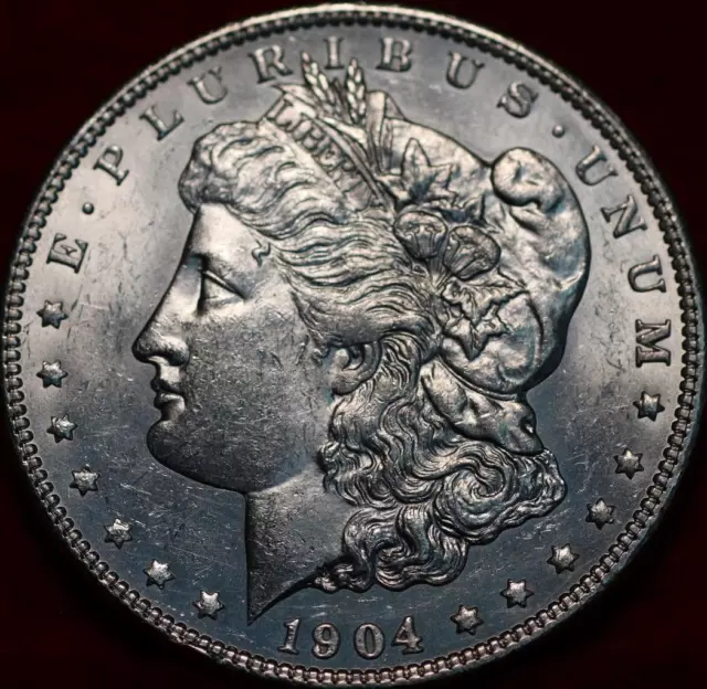 Uncirculated 1904-O New Orleans Mint Silver Morgan Dollar