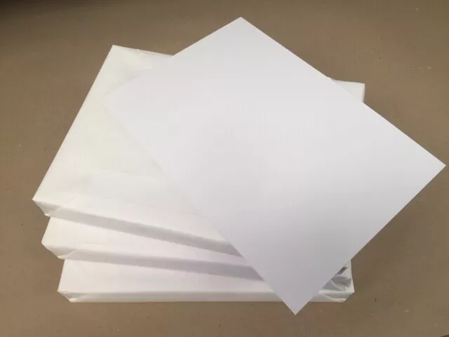 Bright White Card Stock Super Smooth A4 300gsm pack of 100