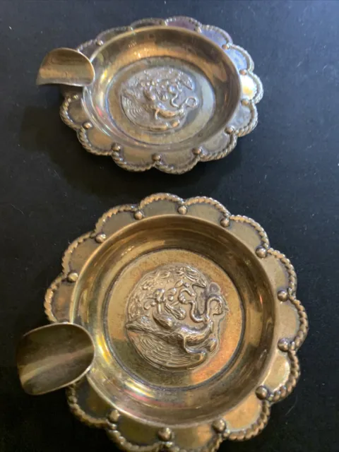 Sterling Silver 925 Mexican Ashtrays