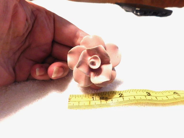 Atlas Housewares Ceramic Knob/Pull, Pink 2" Dia. New