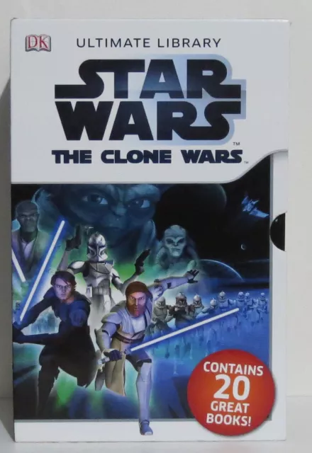 Star Wars The Clone Wars Ultimate Library 20 Book Set Paperback in Slipcase