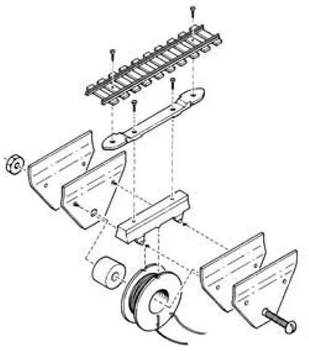 Kadee #309 -1 x Delayed Electric Under Track Uncoupler for Magnetic Coupling T48