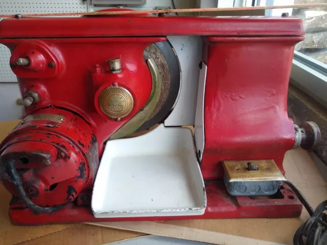 Antique American Meat  Slicing Machine Commercial Meat Slicer 1940s  Cast Iron