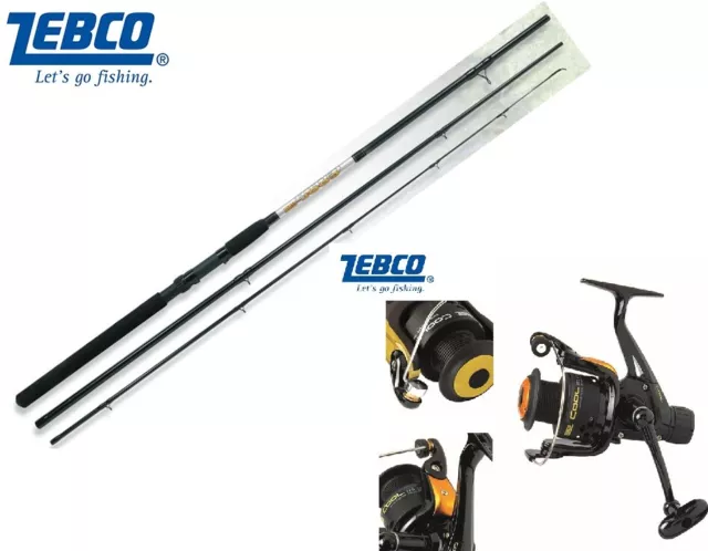 ZEBCO FLOAT Match Fishing Rod and Reel 12ft + Rear Drag Reel