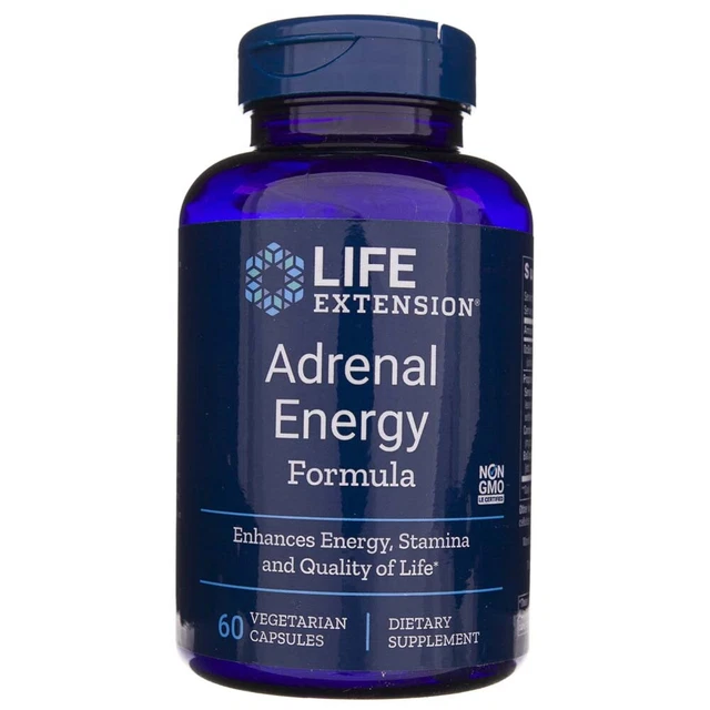 LIFE EXTENSION ADRENAL Energy Formula 60 capsules £25.45 PicClick UK