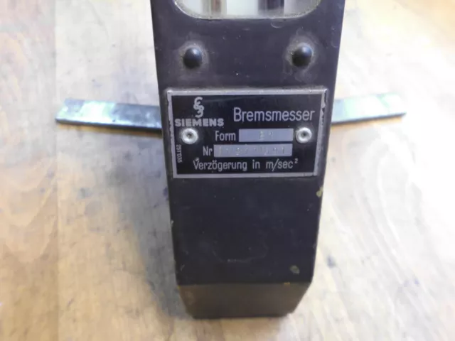 Original alter Siemens Bremsmesser Form B1.... 3