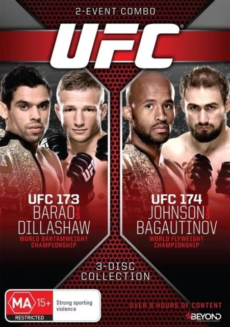 UFC 173 BARAO vs Dillashaw UFC 174 Johnson vs Bagautinov DVD