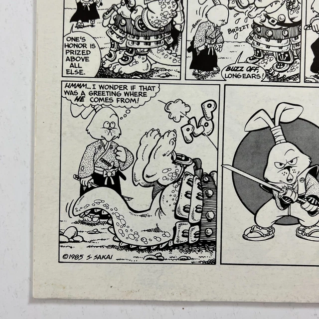 Zell Sworddancer 1 Early Usagi Yojimbo (1986, Thoughts & Images) 10