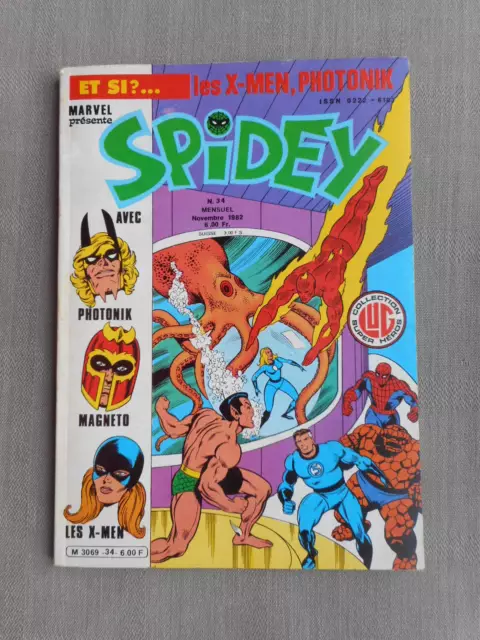Spidey 34 Édition Lug 1982 En Bon État