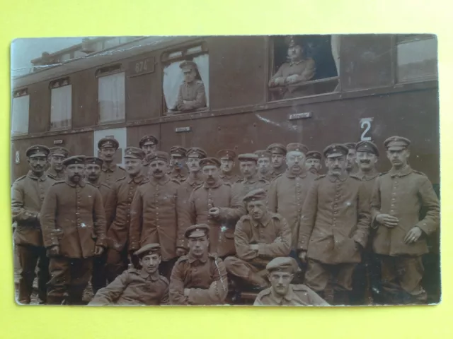 Carte Postale Photo GUERRE MILITAIRES SOLDATS Uniforme Régiment Etranger Train