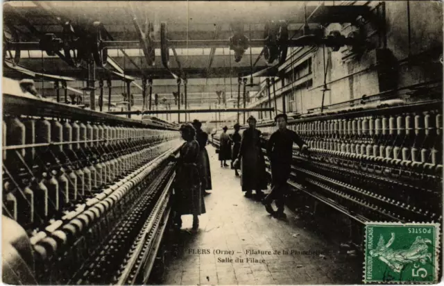 CPA Flers Orne - Spinning of the Spinning Slle du Spinage Plan (800408)