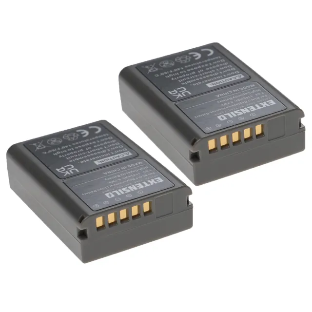2x Batterie 1140mAh pour Olympus OM-D E-M1,OM-D E-M5,Pen E-P5,PS-BLN1