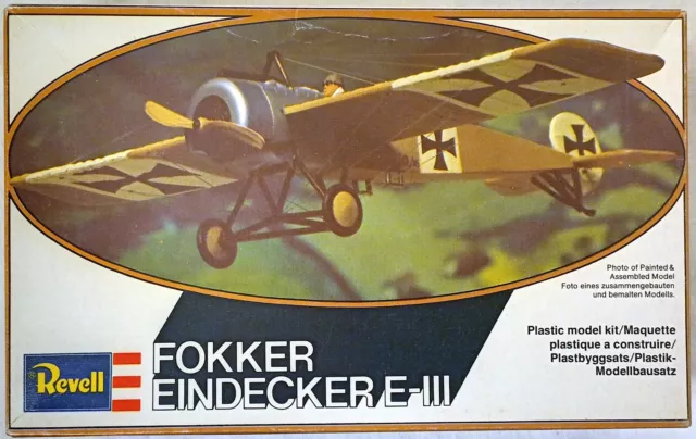 Revell H-4111 Fokker Eindecker III 1:72 Neu Bauteile nicht versiegelt in OVP