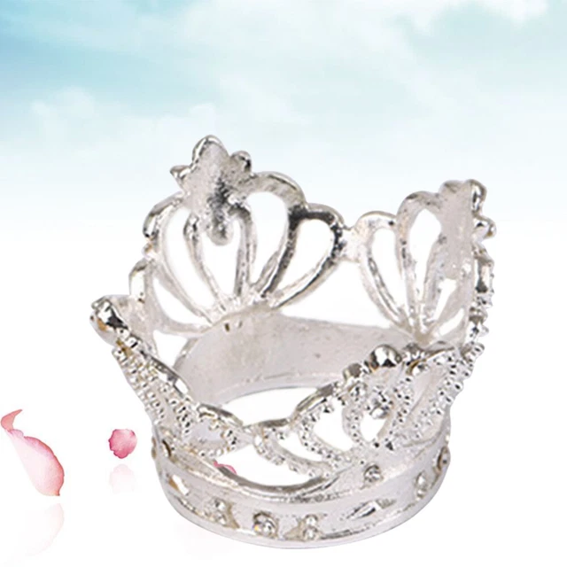 Anillo de servilleta corona anillos de servilleta cinta de servilleta boda cristal