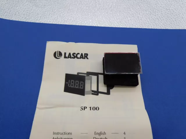 Lascar SP100 3,5 Digit LED Einbau Panelvoltmeter Messgerät  33 x 20,5 mm /  NEU 2