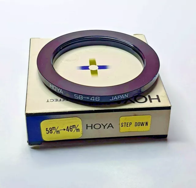 Anillo adaptador de filtro lente paso a paso Hoya 58-46 mm 58 mm-46 mm 58 mm-46 58-46 58-46