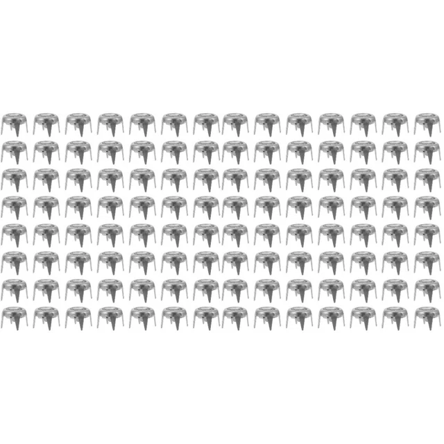 100 Pcs Four Claw Drill Nail Spike Studs Hade Iv Decor Conical