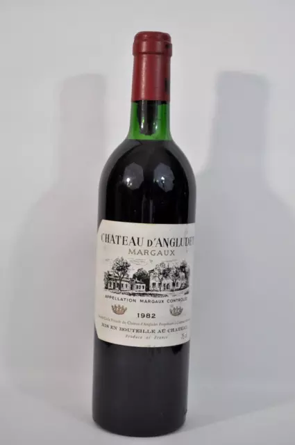 Vin - 1 Bouteille Château d'Angludet - Margaux - 1982