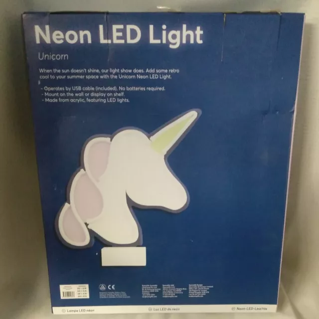 sunnylife neon led light unicorn 2