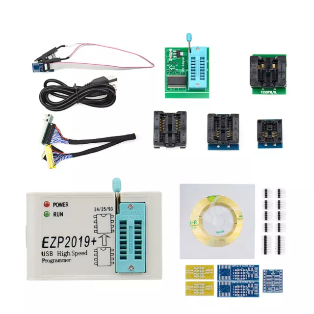 EZP2019 High Speed USB SPI Programmer Support 24 25 26 93 EEPROM 25 Flash Bios