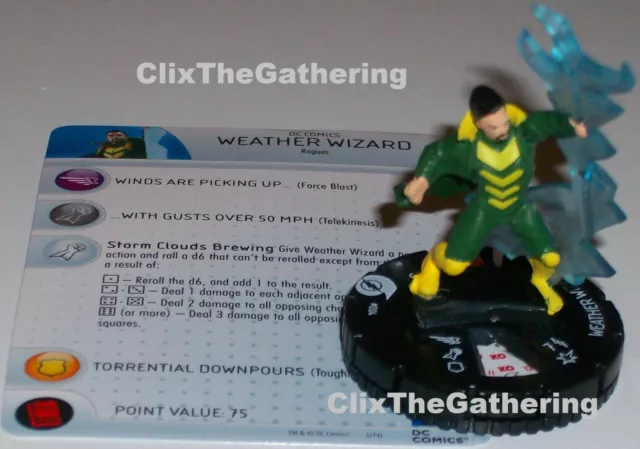 WEATHER WIZARD #FF004 The Flash Fast Forces The Rogues DC HeroClix