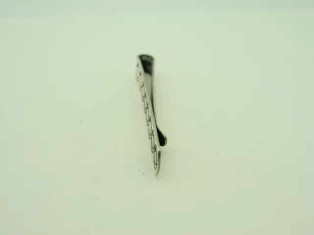 GONZALO MORENO Sterling Silver Hand Crafted Mid Century Modern Tie Clip 3