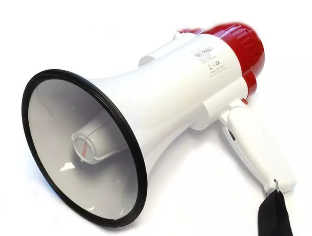 Megaphon Megaphone Megafon 10W mit Aufnahme HY1002B