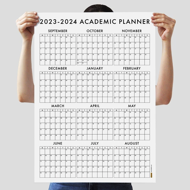 20232024 ACADEMIC WALL Calendar, Academic Year Planner, SEPTEMBER