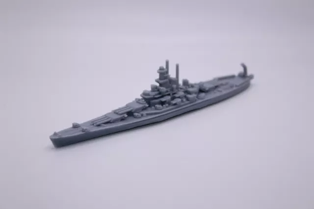 1/1200 USN SOUTH Dakota Class Battleship USS Massachusetts BB-59 3D ...