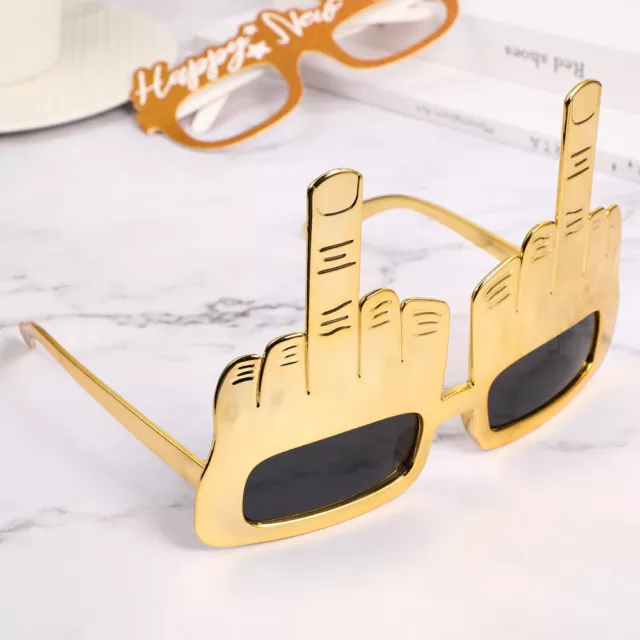 Funny Middle Finger Sunglasses for Adults and Kids-