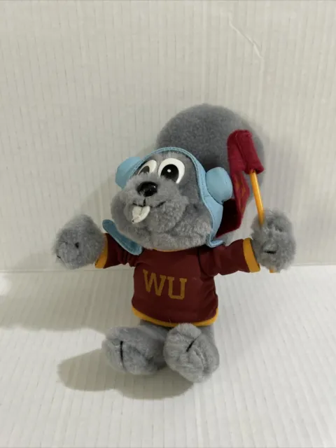 Vintage Rocky and Bullwinkle Rocky WU 9" Stuffed Animal Toy Network 2001