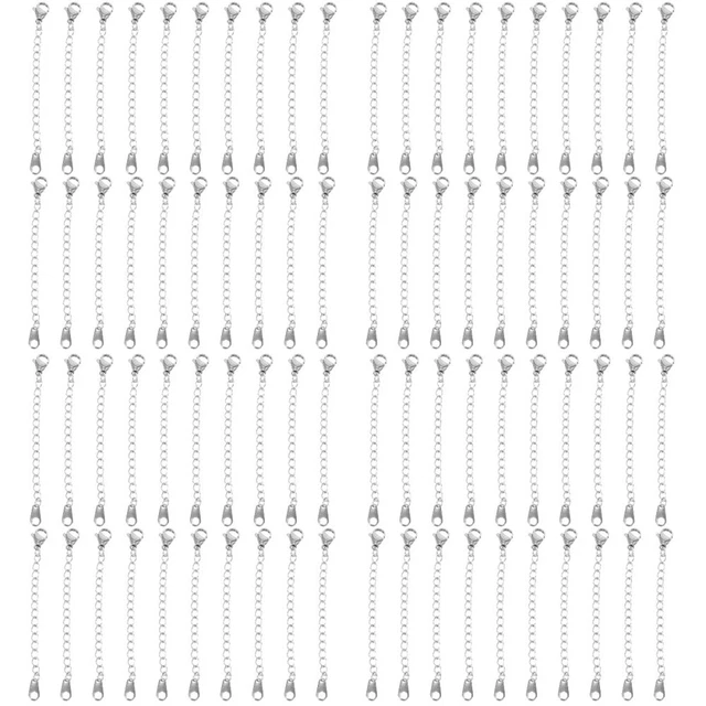 80 pz Collana Estensore Catene Bracciale Estensori Eleganti Catene Estensione