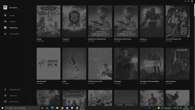 Compte Epic Games PC Avec 58 Jeux – Dont Borderlands, Action, Aventure, Simulation