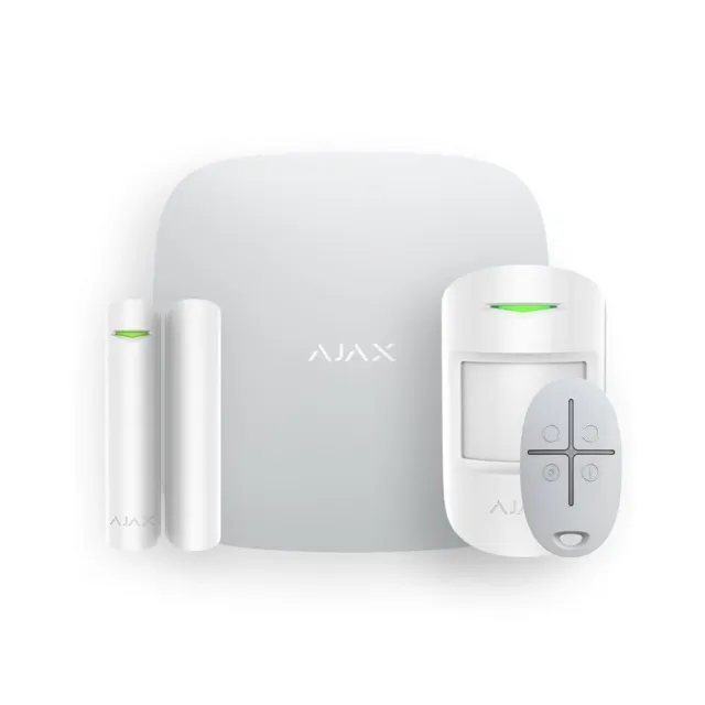 Kit Alarma Inalámbrico AJAX Hub 2 4G Starter Kit Antirrobo Casa sin Hilos