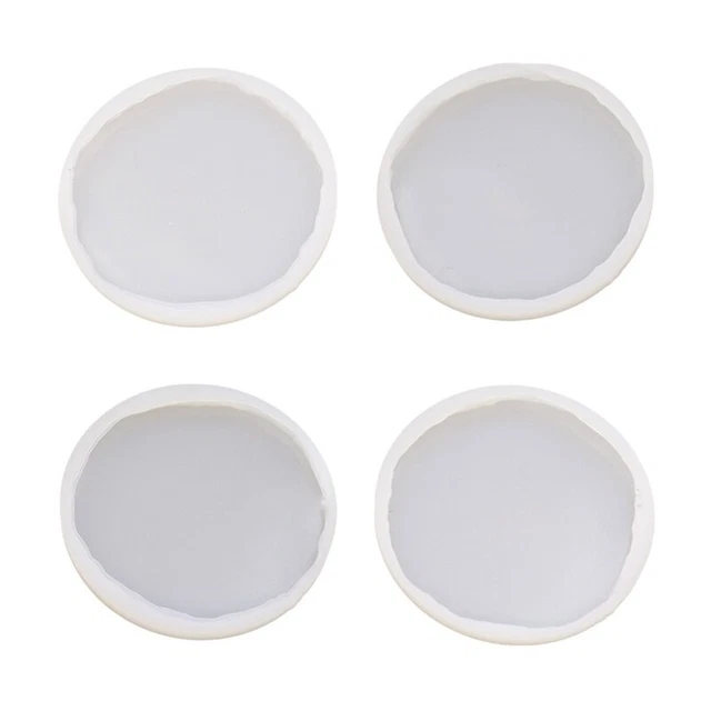 Round Irregular Coaster Epoxy Molds Large Silicone Molds for Resin Tray Mold