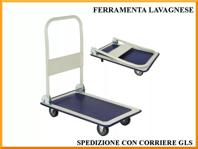 CARRELLO PEDANA CON ruote Pianale in Legno Portapacchi 29x29 CM portata 200  KG EUR 19,90 - PicClick IT