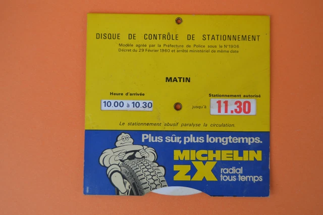 disque de stationnement MICHELIN ZX pneu plus sûr plus longtemps