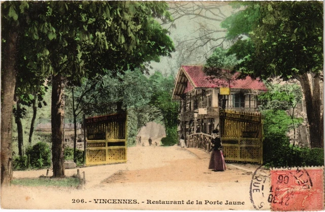 CPA Vincennes Restaurant de la Porte Jaune (1347149)
