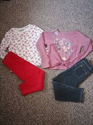 Girls Outfits Bundle Next Tops & Next/George Bottoms 4-5 Years