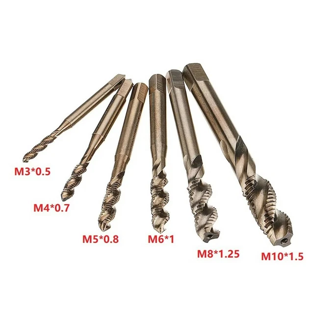 Spina Filetto Vite Rubinetto Hss- Co M3-M10 M35 Metrico 2021 Durevole